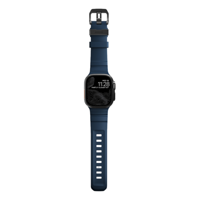 Ремешок Nomad Rocky Point Band для Apple Watch (49/45/44/42 mm) Black Titanium Hardware/Atlantic №3