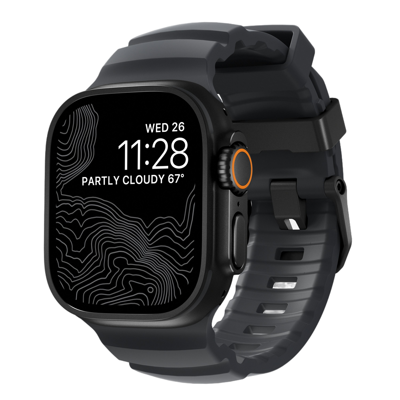 Ремешок Nomad Rocky Point Band для Apple Watch (49/45/44/42 mm) Black Titanium Hardware/Storm