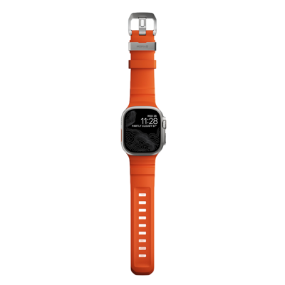 Ремешок Nomad Rocky Point Band для Apple Watch (49/45/44/42 mm) Natural Titanium Hardware/Magma (Limited Edition) №4