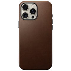 Чехол Nomad Modern Leather Case MagSafe для iPhone 16 Pro Max Brown