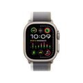 Apple Watch Ultra 2 GPS + Cellular 49mm Titanium Case with Green/Grey Trail Loop M/L