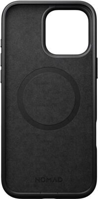 Чехол Nomad Modern Leather Case MagSafe для iPhone 16 Pro Max Black №4