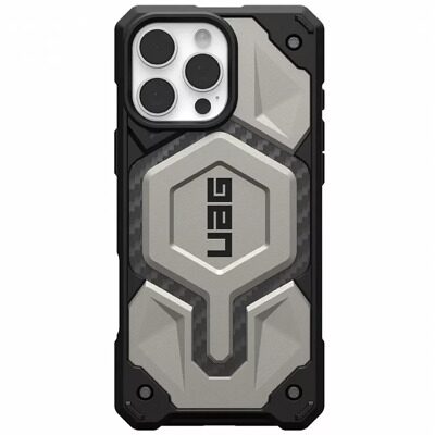 Чехол UAG Monarch Pro с MagSafe для iPhone 16 Pro Titanium