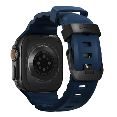 Ремешок Nomad Rocky Point Band для Apple Watch (49/45/44/42 mm) Black Titanium Hardware/Atlantic №4